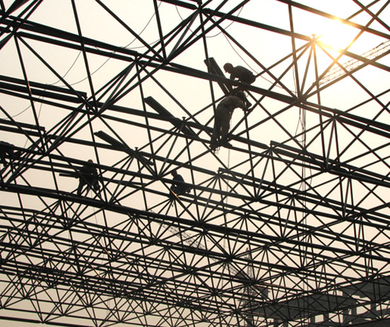 西安厂房网架安装