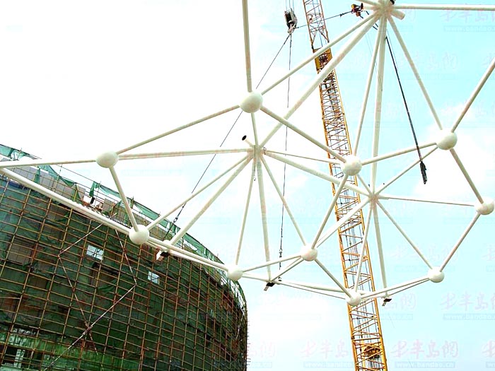 西安体育馆网架安装