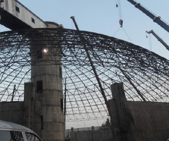 西安网架分条或分块安装法